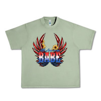 Oil Green All America Babe Urban Heavy Tee - JahusDesignShop