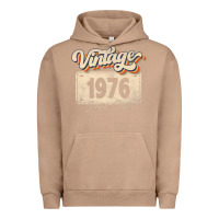 Pigment Burro 46 Year Old Vintage 1976 Men Women 46th Birthday Decor Urban Hoodie - minhPixels