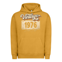 Pigment Peanut Butter 46 Year Old Vintage 1976 Men Women 46th Birthday Decor Urban Hoodie - minhPixels
