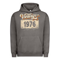 Pigment Tornado 46 Year Old Vintage 1976 Men Women 46th Birthday Decor Urban Hoodie - minhPixels