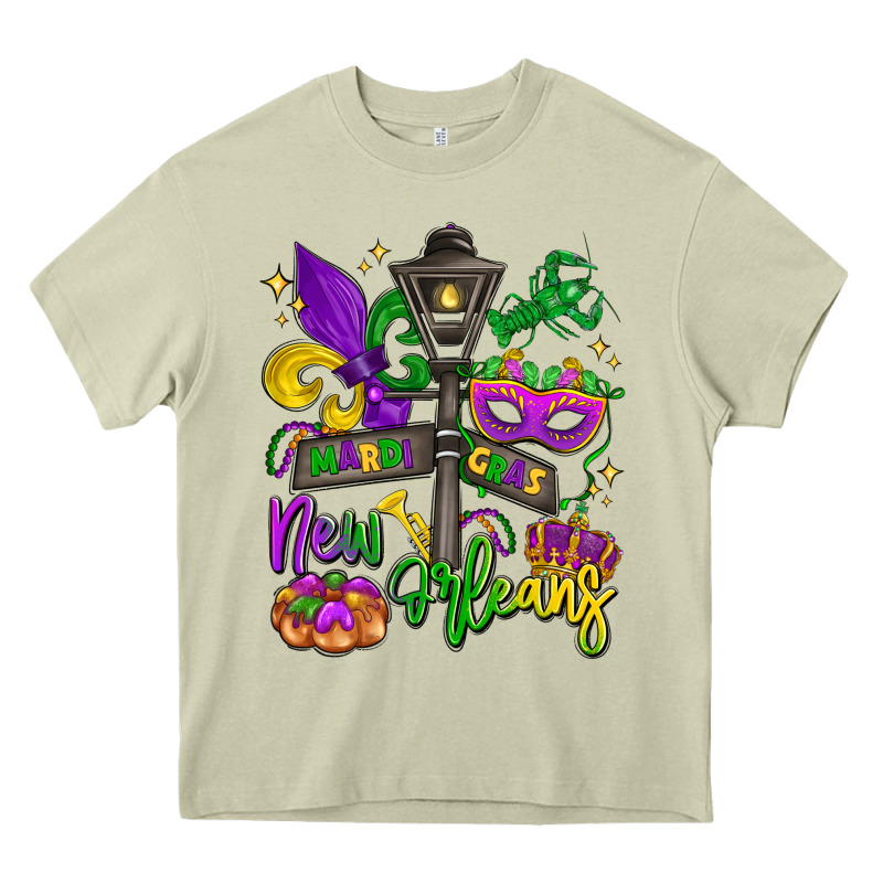New Orleans Mardi Gras Heavy Core Tee by LillyAllenDesigns | Teevron