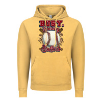 Vintage Mustard Busy raising ballers Vintage Hoodie - HowdyJamesFarm