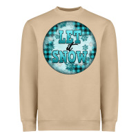 Mushroom let it snow Heavyweight Sweatshirt - FaDigitalArtStudio