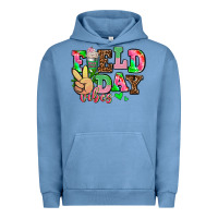 Pigment Pebble Blue field day vibes Urban Hoodie - AdoDesignShop