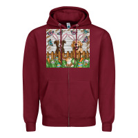 Burgundy Easter Dog Zipper Hoodie - CowhideDigitalArt