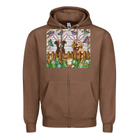 Chestnut Easter Dog Zipper Hoodie - CowhideDigitalArt