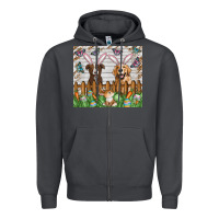 Smoke Easter Dog Zipper Hoodie - CowhideDigitalArt