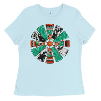 Baby Blue western windmill Ladies Tee - Jasminsmagicworld
