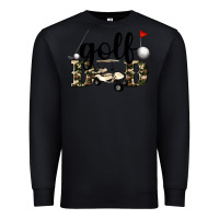 Black golf dad Premium Sweatshirt - Artiststas
