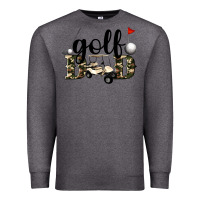 Charcoal Heather golf dad Premium Sweatshirt - Artiststas