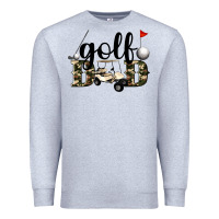 Heather Grey golf dad Premium Sweatshirt - Artiststas