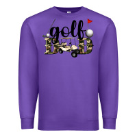Purple golf dad Premium Sweatshirt - Artiststas