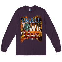 Plum small town usa gemstone Long Sleeve Tee - Jasminsmagicworld