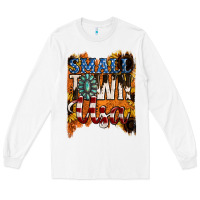 White small town usa gemstone Long Sleeve Tee - Jasminsmagicworld