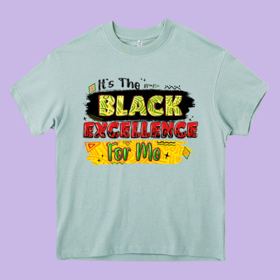 It's The Black Excellence For Me Heavy Core Tee Designed By Lillyallendesigns