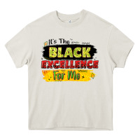 Cream it's the black excellence for me Heavy Core Tee - LillyAllenDesigns