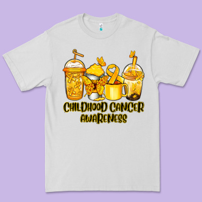 Childhood Cancer Awareness Coffee Premium Tee Designed By Jasminsmagicworld