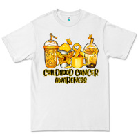 White childhood cancer awareness coffee Premium Tee - Jasminsmagicworld