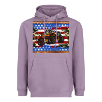 Lavender monster truck american flag tumbler Heavyweight Hoodie - Artiststas