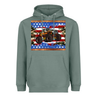Sage monster truck american flag tumbler Heavyweight Hoodie - Artiststas