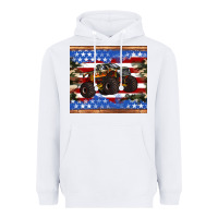 White monster truck american flag tumbler Heavyweight Hoodie - Artiststas