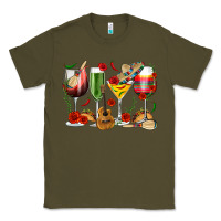Army Green Mexico Wine Glasses Classic Tee - texasbilliewilder