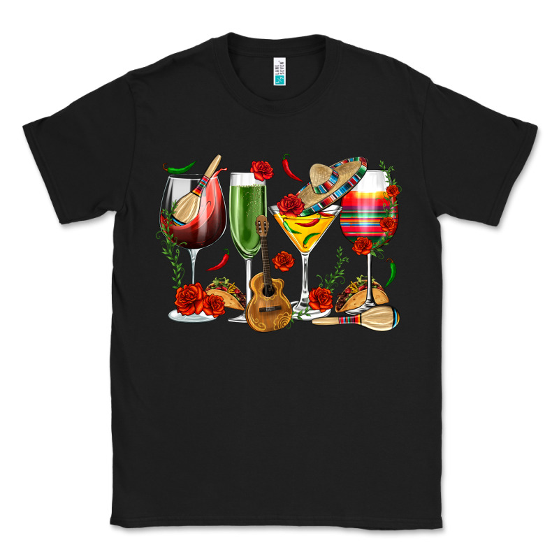 Mexico Wine Glasses Classic Tee by texasbilliewilder | Teevron