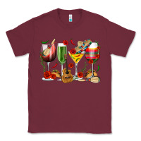 Burgundy Mexico Wine Glasses Classic Tee - texasbilliewilder