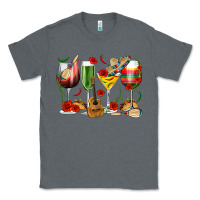 Charcoal Heather Mexico Wine Glasses Classic Tee - texasbilliewilder