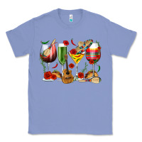 Colony Blue Mexico Wine Glasses Classic Tee - texasbilliewilder