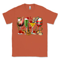 Copper Mexico Wine Glasses Classic Tee - texasbilliewilder