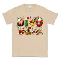 Mushroom Mexico Wine Glasses Classic Tee - texasbilliewilder