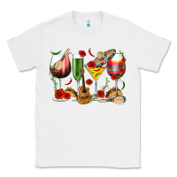 White Mexico Wine Glasses Classic Tee - texasbilliewilder