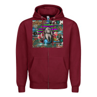 Burgundy easter Zipper Hoodie - CowhideDigitalArt