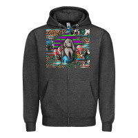 Charcoal Heather easter Zipper Hoodie - CowhideDigitalArt