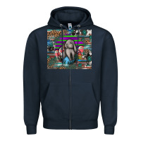 Navy easter Zipper Hoodie - CowhideDigitalArt