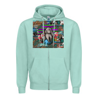 Seafoam easter Zipper Hoodie - CowhideDigitalArt