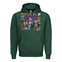 Sports Green easter Zipper Hoodie - CowhideDigitalArt