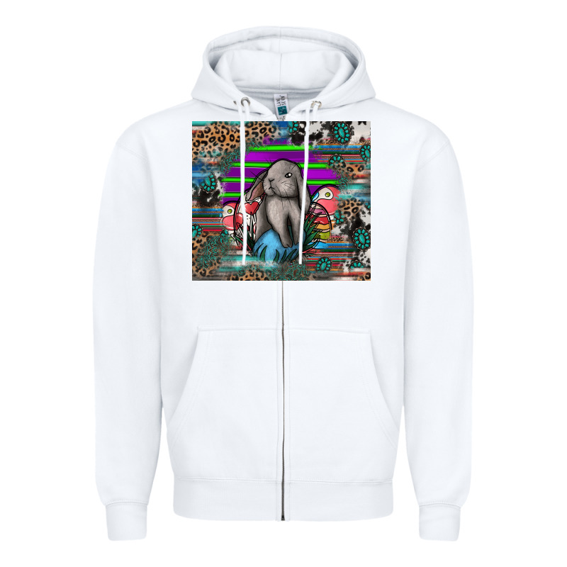 Easter Zipper Hoodie by CowhideDigitalArt | Teevron
