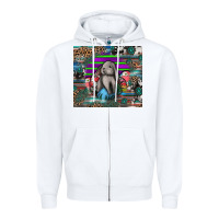 White easter Zipper Hoodie - CowhideDigitalArt