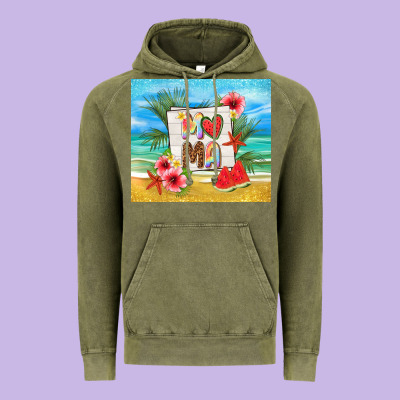Summer Mama Vintage Hoodie Designed By Tumblerdesignbyshophia