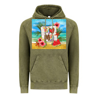 Vintage Olive summer mama Vintage Hoodie - TumblerDesignByShophia