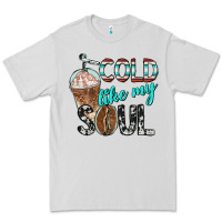 Dove Grey cold like my soul with coffee Premium Tee - BarkalooDesign