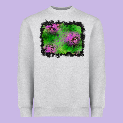 Halloween Spooky Stars Background Heavyweight Sweatshirt Designed By Bundleandbundleshop