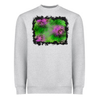 Heather Grey halloween spooky stars background Heavyweight Sweatshirt - BundleAndBundleShop