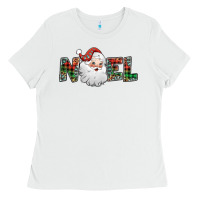 White noel santa claus Ladies Tee - Jasminsmagicworld