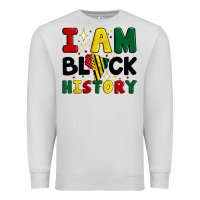 Dove Grey i am black history Premium Sweatshirt - Artiststas