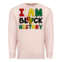 Pale Pink i am black history Premium Sweatshirt - Artiststas