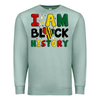 Seafoam i am black history Premium Sweatshirt - Artiststas
