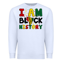 White i am black history Premium Sweatshirt - Artiststas
